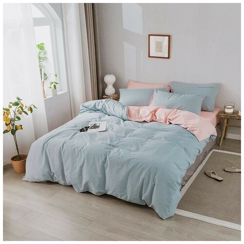 розовый, голубой