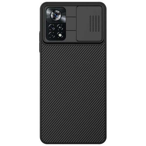 Накладка Nillkin CamShield Case с защитой камеры для Xiaomi Poco X4 Pro 5G черный накладка nillkin camshield case с защитой камеры для xiaomi poco x3 gt черный