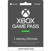 Подписка на сервис Microsoft Xbox Game Pass Ultimate на 1 месяц для России