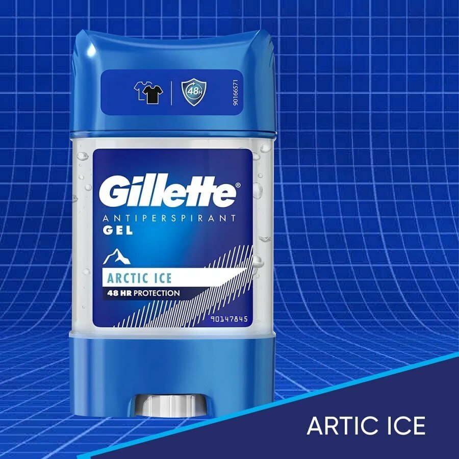 Гелевый дезодорант-антиперспирант Gillette Arctic Ice, 70 мл - фото №19