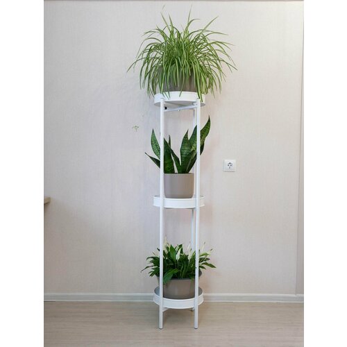 Напольная подставка для цветов в стиле лофт 