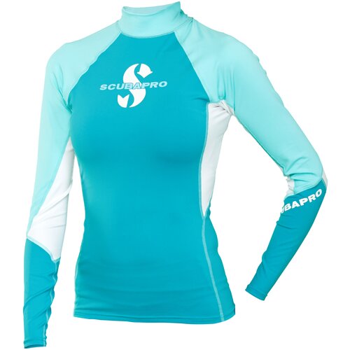 фото Scubapro футболка лайкра scubapro t-flex длинный рукав женский, xs, caribbean