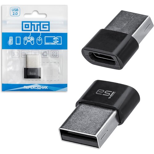 Переходник OTG Type-C на USB 2.0 P-22 ISA переходник otg isa p 17 type c на 3 5mm jack type c