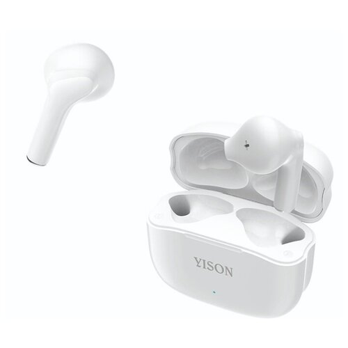 Bluetooth-наушники беспроводные вкладыши Yison T6 TWS White 180400₽