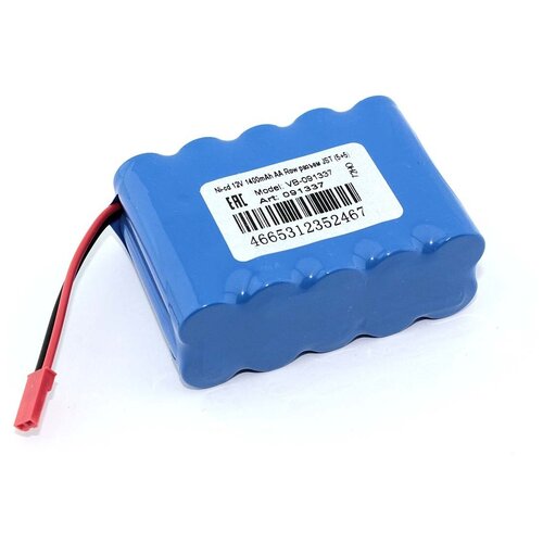 Аккумулятор Ni-cd 12V 1400mAh AA Row разъем JST (4+4)