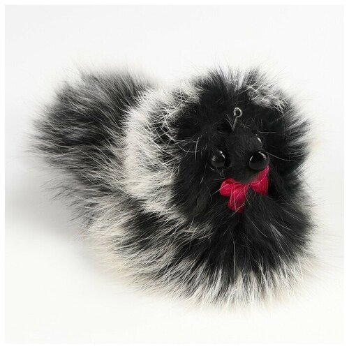 Мышь большая из натурального меха до 18 см серая 40500₽