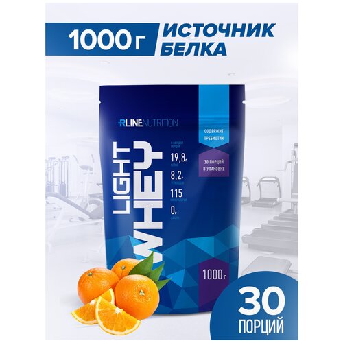 Протеин RLINESportNutrition Light Whey, 1000 гр., апельсин протеин r line light whey 1000 гр