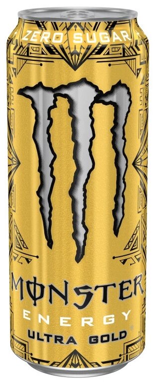 Энергетический напиток Monster Energy Ultra Gold со вкусом ананаса (Польша), 500 мл - фотография № 3