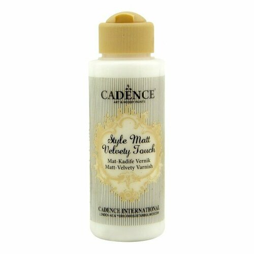 Акриловый финишный лак Cadence Style Matt Velvety Touch Varnish