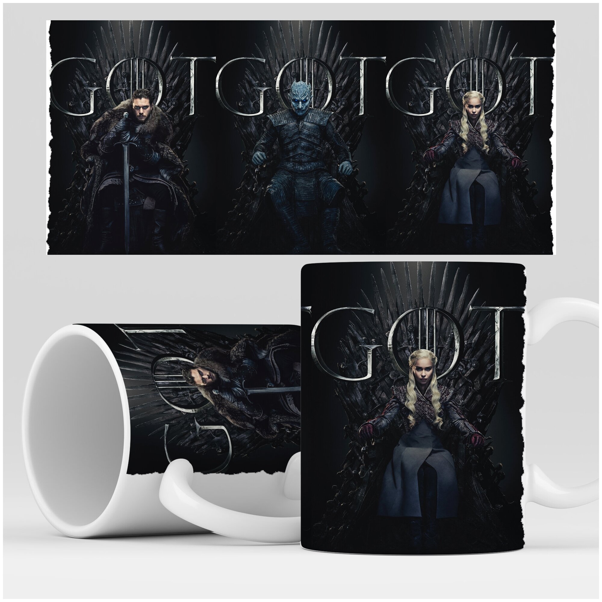 Кружка RocketCup с принтом "Игра престолов" сериал Game of Thrones