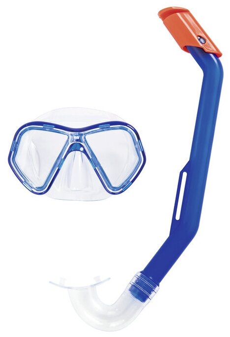 Набор для плавания Lil' Glider, маска, трубка, от 3 лет, цвета микс, 24023 Bestway