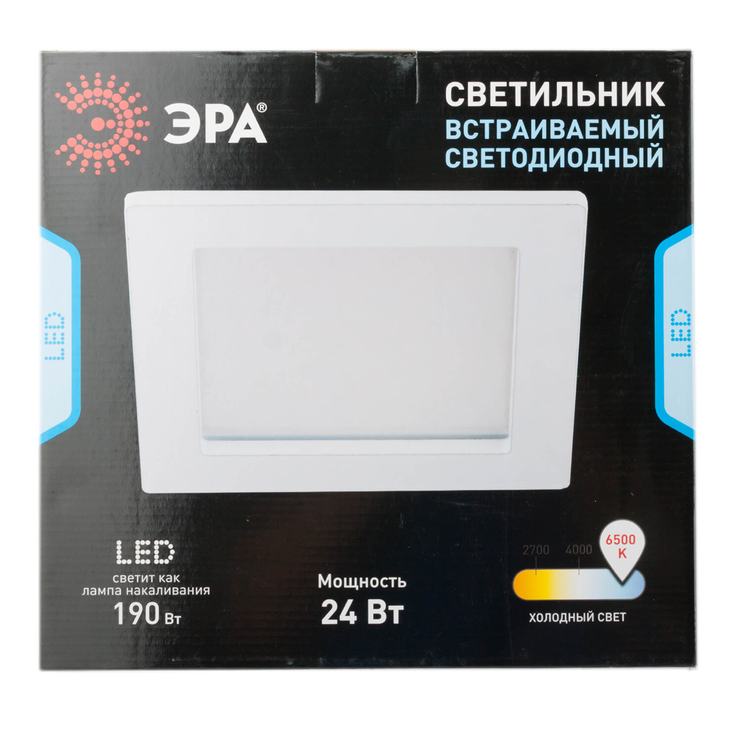 ЭРА Светодиодный светильник 24Вт ЭРА LED 2-24-6K White - фотография № 3