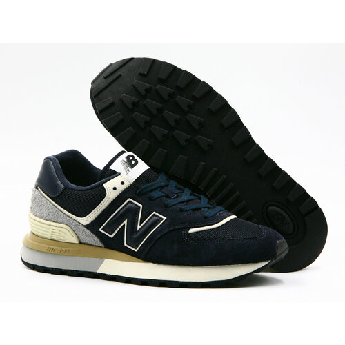 фото Кроссовки new balance 574 574 legacy, демисезон/лето, повседневные, полнота d, анатомическая стелька, нескользящая подошва, размер 10,5 us, синий