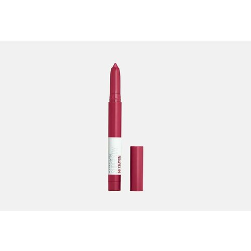 MAYBELLINE NEW YORK Суперстойкая помада-стик для губ Superstay Ink Crayon, 60, фиолетовый, Будь смелой, 1.5 г