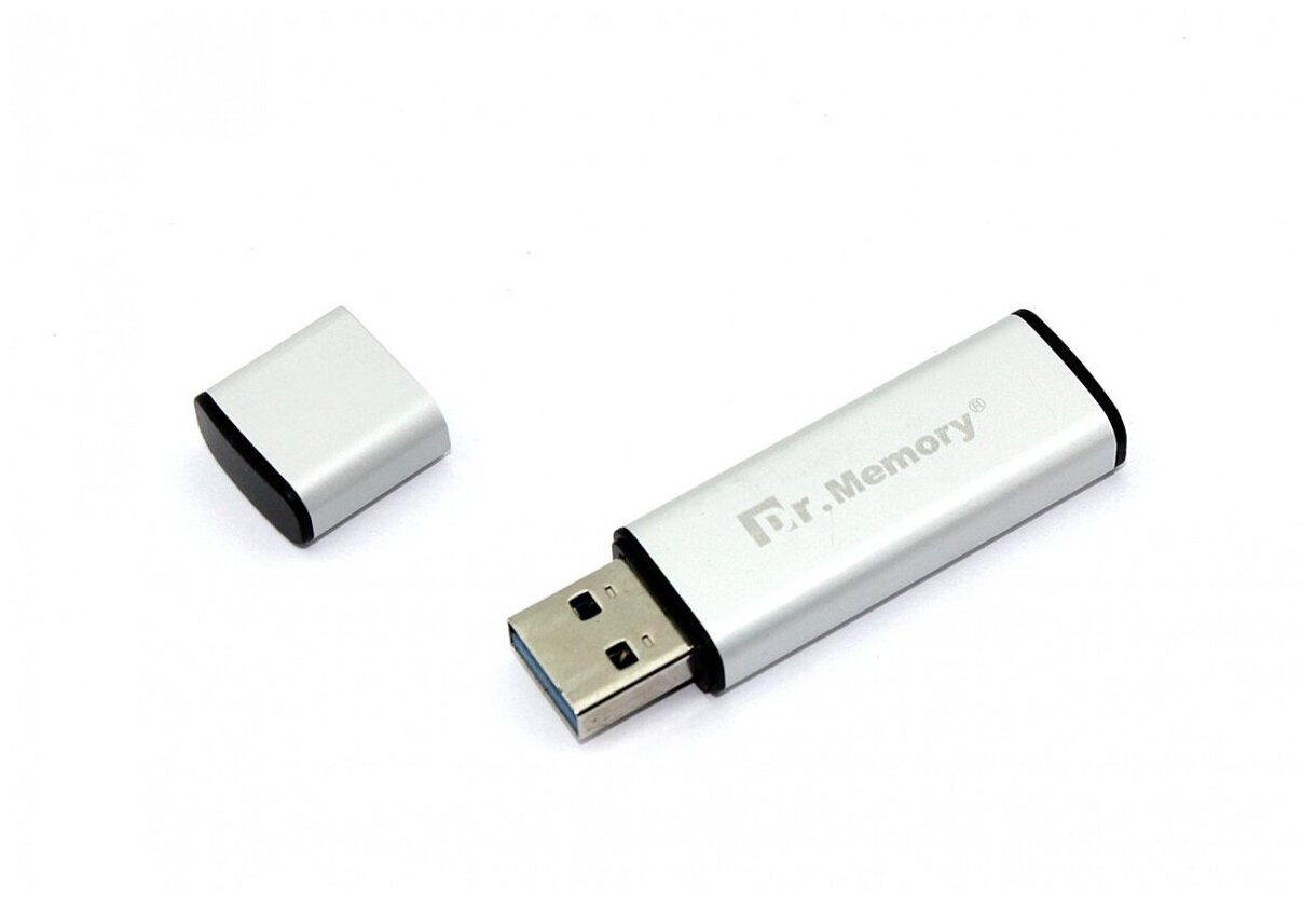 Флешка USB Dr. Memory 009 8GB, USB 3.0, серебристый