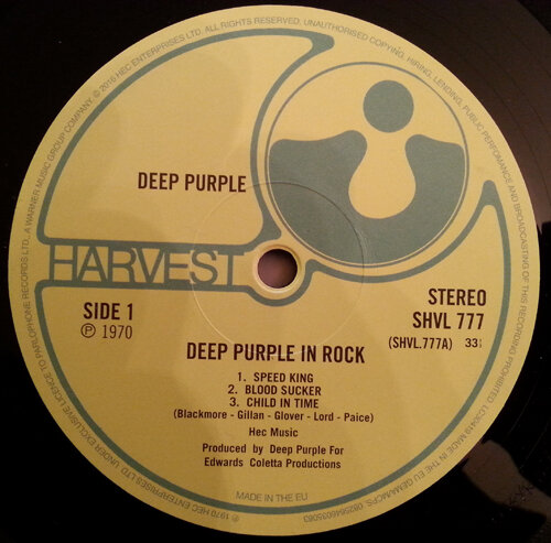 Deep Purple Deep Purple - In Rock (colour) Warner Music - фото №8