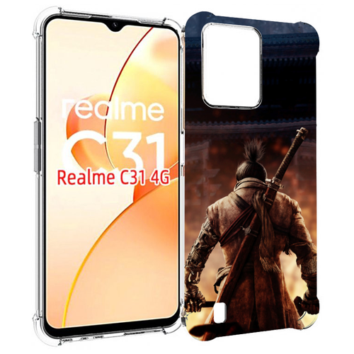 Чехол MyPads sekiro для OPPO Realme C31 задняя-панель-накладка-бампер чехол mypads разноцветный дым для oppo realme c31 задняя панель накладка бампер