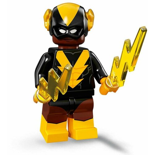Минифигурка Лего 71020-20 : серия COLLECTABLE MINIFIGURES The Lego Batman Movie 2; Black Vulcan (Чёрный Вулкан)