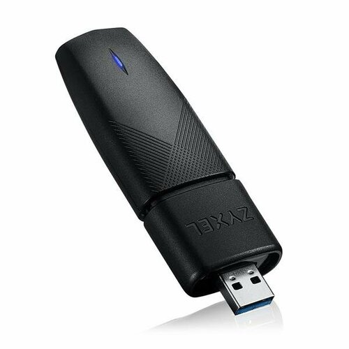 Двухдиапазонный Wi-Fi USB-адаптер Zyxel NWD7605, AX1800, 802.11a/b/g/n/ac/ax (600+1200 Мбит/с), USB3.0