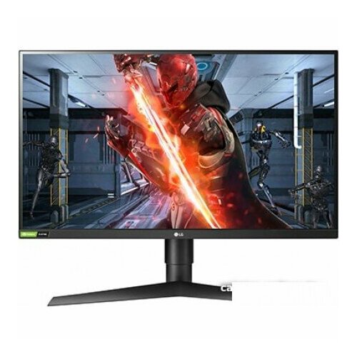 Игровой монитор LG UltraGear 27GL83A-B монитор aoc q27v5cw bk 27 2560x1440 ips freesync веб камера usb c hdmi displayport 75 гц черный