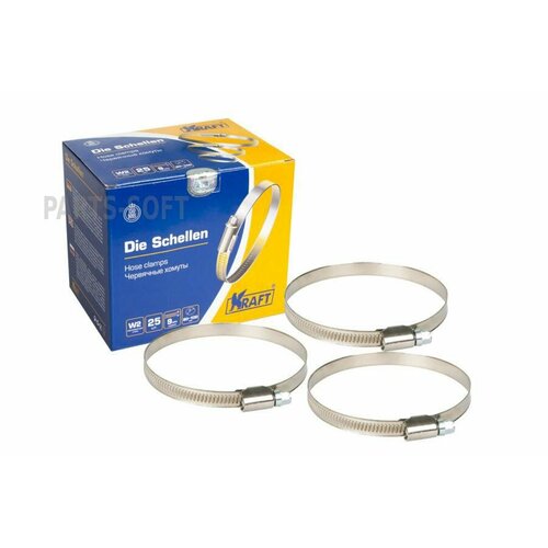 KRAFT KT880412 Хомут 80-100 мм нержавеющая сталь OBER KRAFT KT880412 560₽