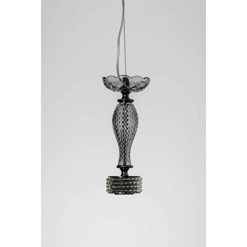 RONDO Подвесной светильник одиночный со встроенным светодиодным светильником Notte Giorno Графитовый