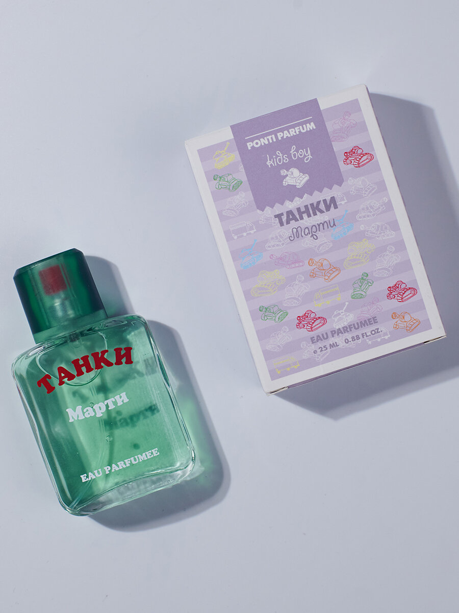 Вода Танки, Марти душистая для детей 25 мл - фото №4