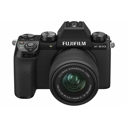Фотоаппарат Fujifilm X-S10 Kit 15-45mm f35-56 OIS PZ черный 15889000₽