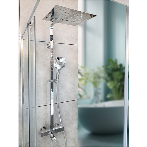 Душевая система с термостатом AltroBagno Cascata 030401 Cr