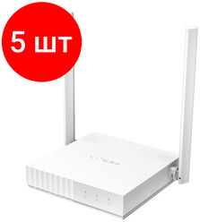 Комплект 5 штук, Маршрутизатор WI-FI TP-Link TL-WR844N N300 10/100BASE-TX белый