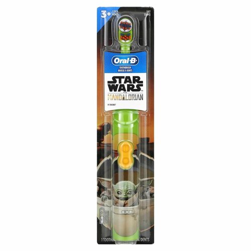 Электрическая зубная щетка Oral-B STAR WARS MANDALORIAN для детей от 3 лет 1299₽