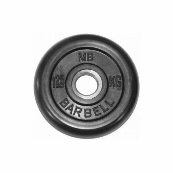 Диск обрезиненный MB Barbell 51 мм 25 кг MB-PltB51-25