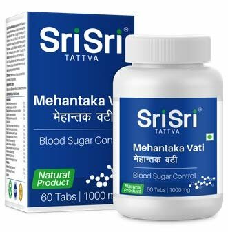 MEHANTAKA VATI Sri Sri Tattva механтака вати контроль сахара в крови Шри Шри Таттва 60 таб