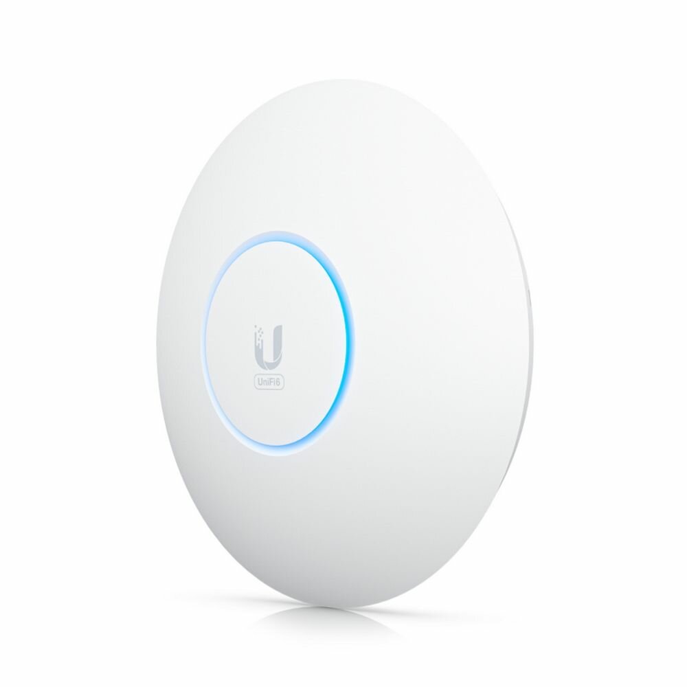 Точка беспроводного доступа Ubiquiti Access Point U6 Enterprise WiFi 6 support (2.4/5/6 GHz bands), 10.2 Gbps aggregate throughput rate, (1) 2.5GbE RJ45 port (PoE In)Powered with PoE+ (U6-Enterprise) - фото №7