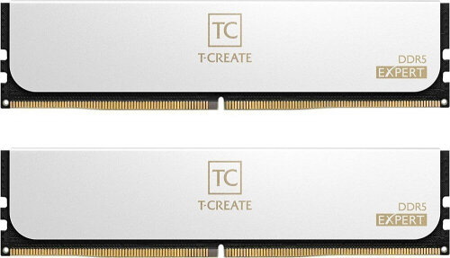 Оперативная память DDR5 Team Group TEAMGROUP T-Create Expert 64GB (2x32GB) 6000MHz CL34 (34-44-44-84) 1.3V White (CTCWD564G6000HC34BDC01)