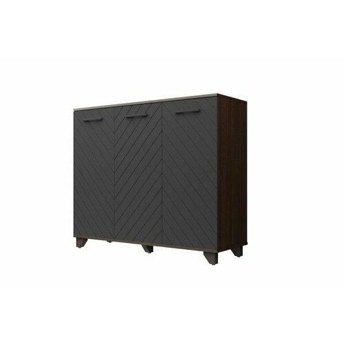 Комод Стокгольм - Венге Черный матовый 14290₽