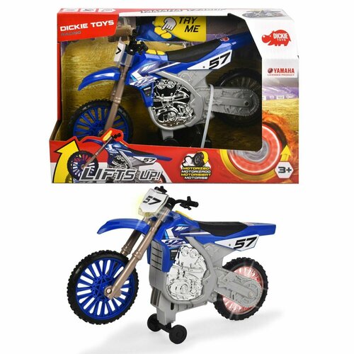 Мотоцикл Dickie Yamaha YZ эвакуатор dickie toys man 3749025 55 см белый синий