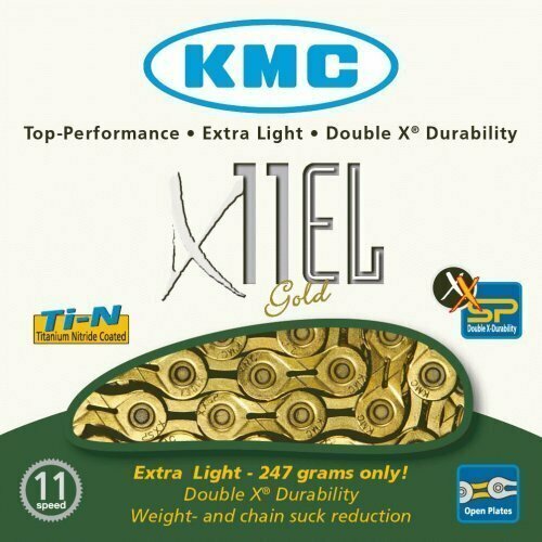 Цепь KMC X11EL 11ск. 118L Gold (BX11ELT18)