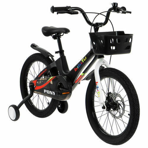 Велосипед 16 BIBITU PONY черныйбелый 10321995 18281₽