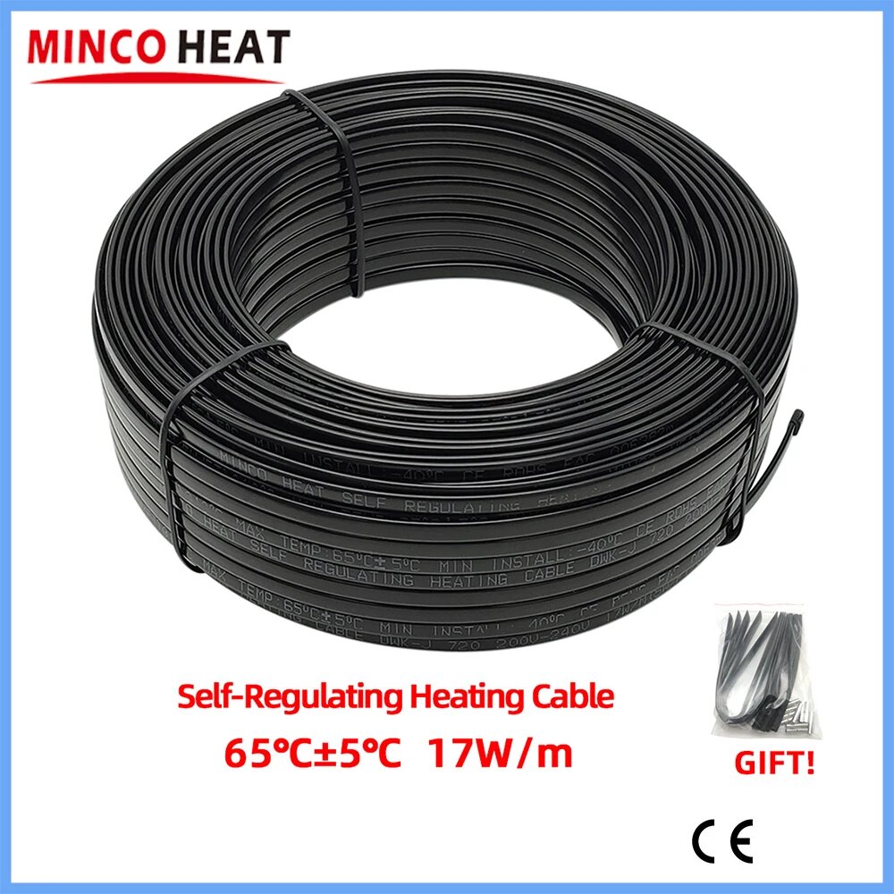 MINCO HEAT Саморегулирующийся нагревательный кабель 17 Вт/м