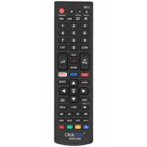 Универсальный пульт ClickPDU для LG HOD1388 279₽