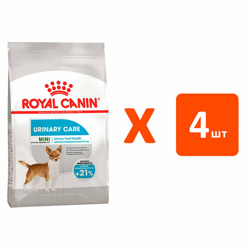 ROYAL CANIN MINI URINARY CARE для взрослых собак маленьких пород при мочекаменной болезни NEW 1 кг х 4 шт