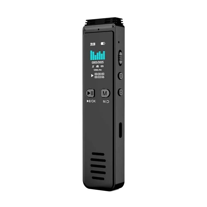 Цифровой Bluetooth-диктофон с голосовой активацией, Recorder, 64 ГБ