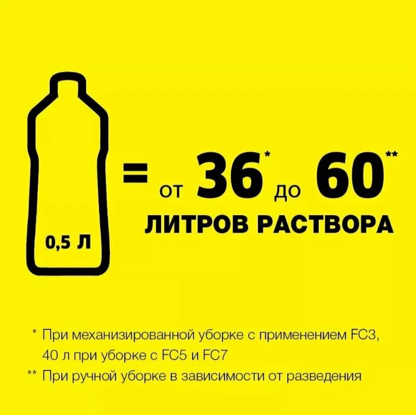 Универсальное чистящее средство для уборки полов Karcher RM 536 (6.295-944.0), 500 мл — фото 1