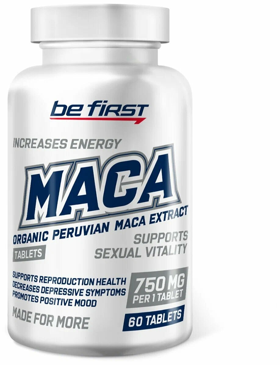 Экстракт корня маки перуанской (Lepidium meyenii) Be First Maca Peruvian, 60 таблеток