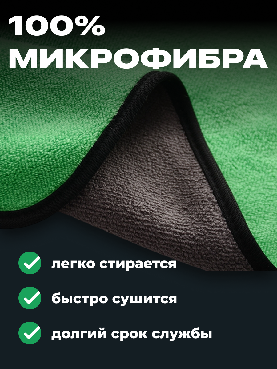 Тряпка для машины Flex Drive, микрофибра для авто, автополотенце, 2 шт — фото 1