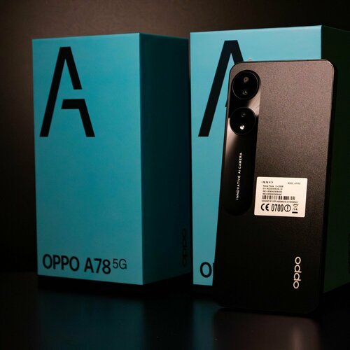 Смартфон Oppo a78 2 SIM 5G Android 12 IPS экран 656 8256 ГБ 12990₽
