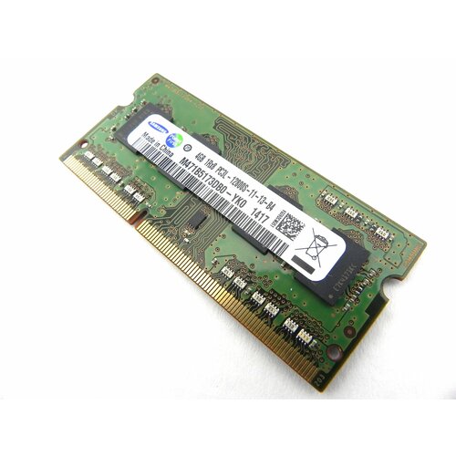 Оперативная память Samsung 4 ГБ 1Rx8 DDR3L 1600 МГц SODIMM M471B5173DBO