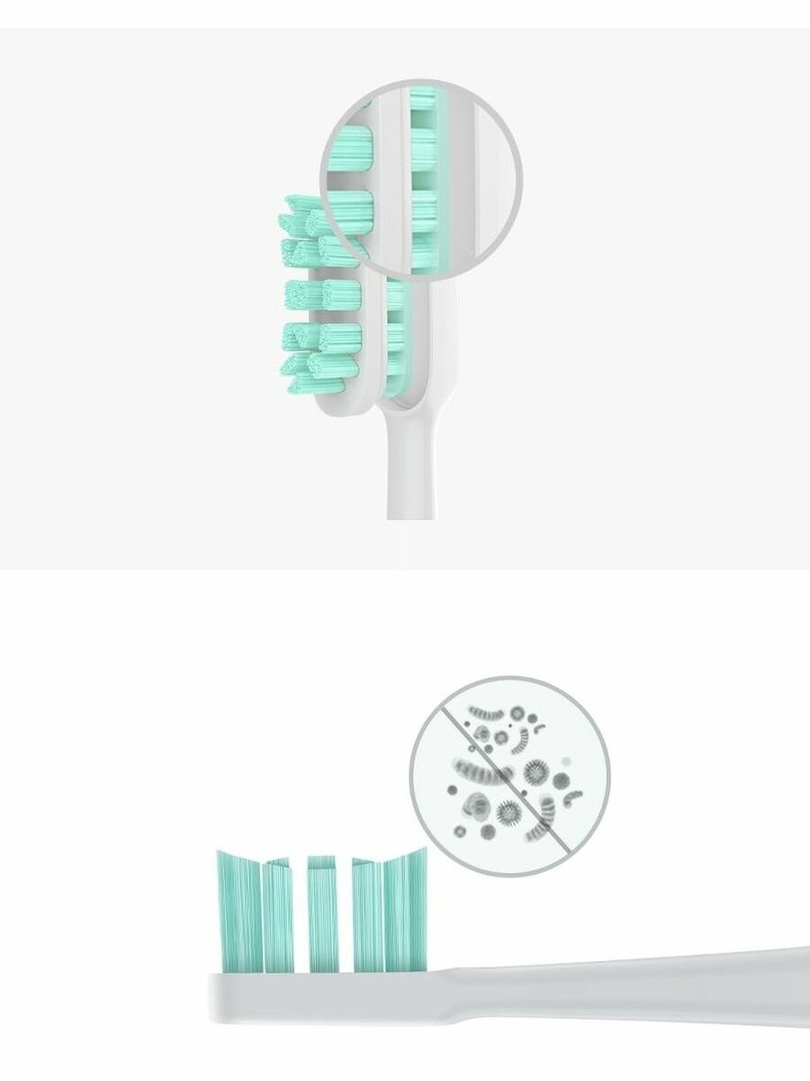 Зубная щетка Xiaomi Mijia Sonic Electric Toothbrush T300, белый — фото 1