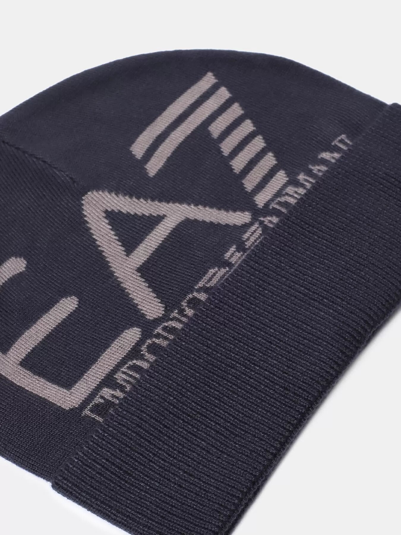 Шапка EA7 EMPORIO ARMANI для мужчин, размер Б/Р, темно-синий — фото 1